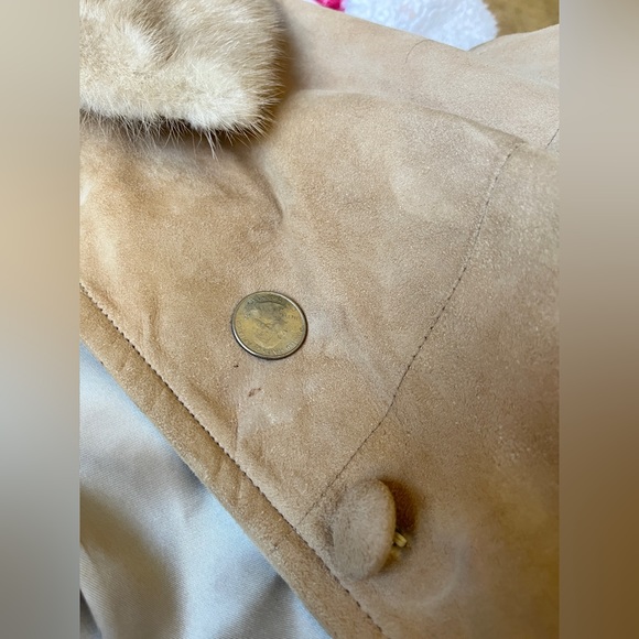 VTG mink collar shade coat jacket - Picture 13 of 13